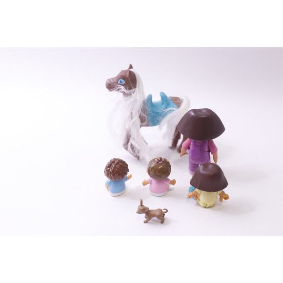 Fisher-Price Dora the Explorer PVC Figure Lot, Ginger Pony, Twins~ 250929-WH 767 - Picture 2 of 2